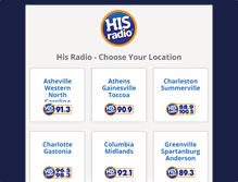 Tablet Screenshot of hisradio.com